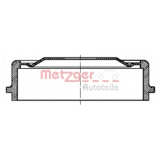 BT 1063 METZGER Тормозной барабан