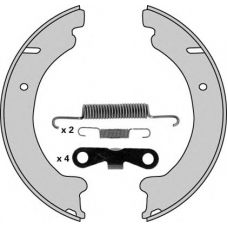 M745R MGA Комплект тормозных колодок, стояночная тормозная с
