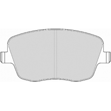 FD6963A NECTO Комплект тормозных колодок, дисковый тормоз