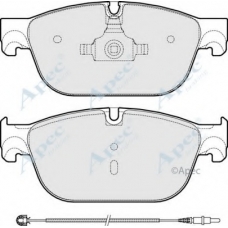 PAD1809 APEC Комплект тормозных колодок, дисковый тормоз