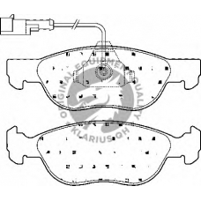 BP861 QH Benelux Комплект тормозных колодок, дисковый тормоз
