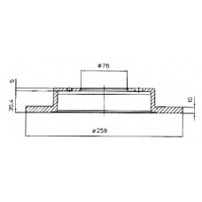 BSF4614 QUINTON HAZELL Тормозной диск