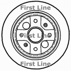 FBD487 FIRST LINE Тормозной диск