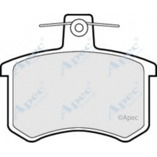 PAD371 APEC Комплект тормозных колодок, дисковый тормоз
