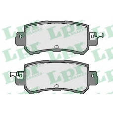 05P1756 LPR Комплект тормозных колодок, дисковый тормоз