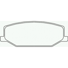 MDB1318 MINTEX Комплект тормозных колодок, дисковый тормоз