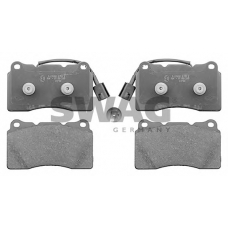 74 11 6005 SWAG Комплект тормозных колодок, дисковый тормоз