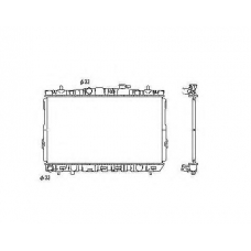 53471 NRF Радиатор, охлаждение двигателя