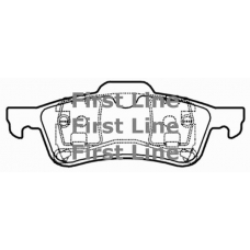 FBP3373 FIRST LINE Комплект тормозных колодок, дисковый тормоз