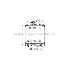 SZ2095 Prasco Радиатор, охлаждение двигателя