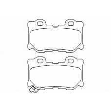 MDB3050 MINTEX Комплект тормозных колодок, дисковый тормоз