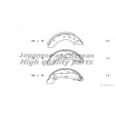 M061-02 ASHUKI Комплект тормозных колодок