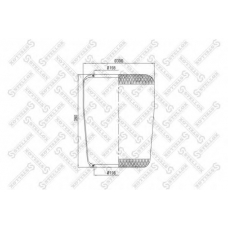 90-36334-SX STELLOX Кожух пневматической рессоры