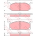 GDB4087 TRW Комплект тормозных колодок, дисковый тормоз