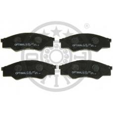 12408 OPTIMAL Комплект тормозных колодок, дисковый тормоз