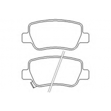 MDB3036 MINTEX Комплект тормозных колодок, дисковый тормоз