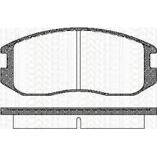 8110 42001 TRISCAN Комплект тормозных колодок, дисковый тормоз