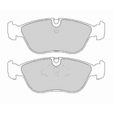 FD6837N NECTO Комплект тормозных колодок, дисковый тормоз