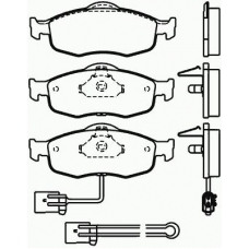 MDB1622 MINTEX Комплект тормозных колодок, дисковый тормоз