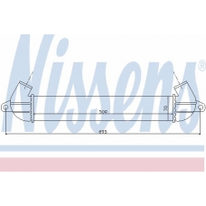 96736 NISSENS Интеркулер