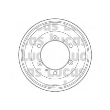 DB4052 TRW Тормозной барабан