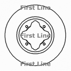 FBD848 FIRST LINE Тормозной диск