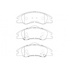 WBP24218A WAGNER LOCKHEED Комплект тормозных колодок, дисковый тормоз