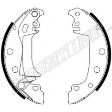 004.004 TRUSTING Комплект тормозных колодок