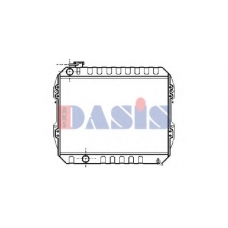 240030N AKS DASIS Радиатор, охлаждение двигателя