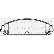 FBP3800 FIRST LINE Комплект тормозных колодок, дисковый тормоз