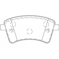 WBP24693B WAGNER LOCKHEED Комплект тормозных колодок, дисковый тормоз