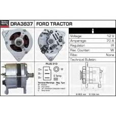 DRA3837 DELCO REMY Генератор