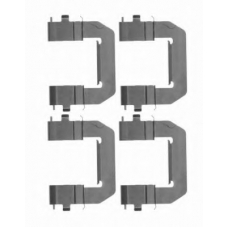 8DZ 355 204-221 HELLA PAGID Комплектующие, колодки дискового тормоза