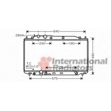 25002192 VAN WEZEL Радиатор, охлаждение двигателя