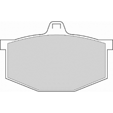 FD225A NECTO Комплект тормозных колодок, дисковый тормоз