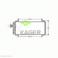 94-6227 KAGER Конденсатор, кондиционер