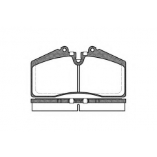 P3883.00 WOKING Комплект тормозных колодок, дисковый тормоз