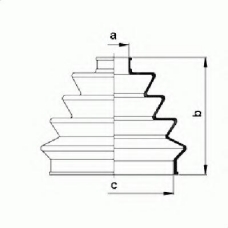 QJB2113 QUINTON HAZELL Комплект пылника, приводной вал