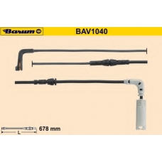 BAV1040 BARUM Сигнализатор, износ тормозных колодок