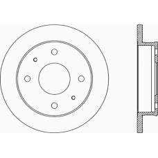 BDR1858.10 OPEN PARTS Тормозной диск