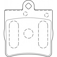 WBP21919A WAGNER LOCKHEED Комплект тормозных колодок, дисковый тормоз