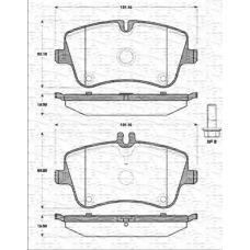 363702161216 MAGNETI MARELLI Комплект тормозных колодок, дисковый тормоз