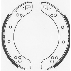 BS500 QUINTON HAZELL Комплект тормозных колодок