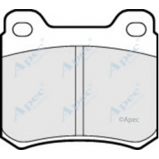 PAD405 APEC Комплект тормозных колодок, дисковый тормоз