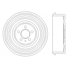MBD034 MINTEX Тормозной барабан