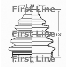 FCB2330 FIRST LINE Пыльник, приводной вал