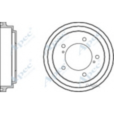 DRM9183 APEC Тормозной барабан