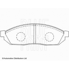 ADH24205 BLUE PRINT Комплект тормозных колодок, дисковый тормоз