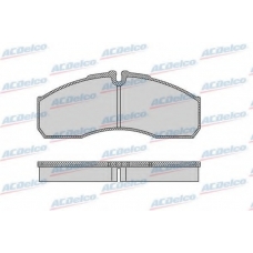 AC0581109D AC Delco Комплект тормозных колодок, дисковый тормоз