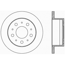 BDA2385.10 OPEN PARTS Тормозной диск